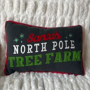 Target Wondershop Santa Claus Christmas Tree Farm Pillow Accent Decor Decoration